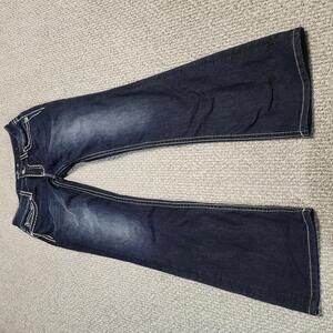 Miss Me Jeans Low Rise Blue Bootcut Pockets Women’s Size 30